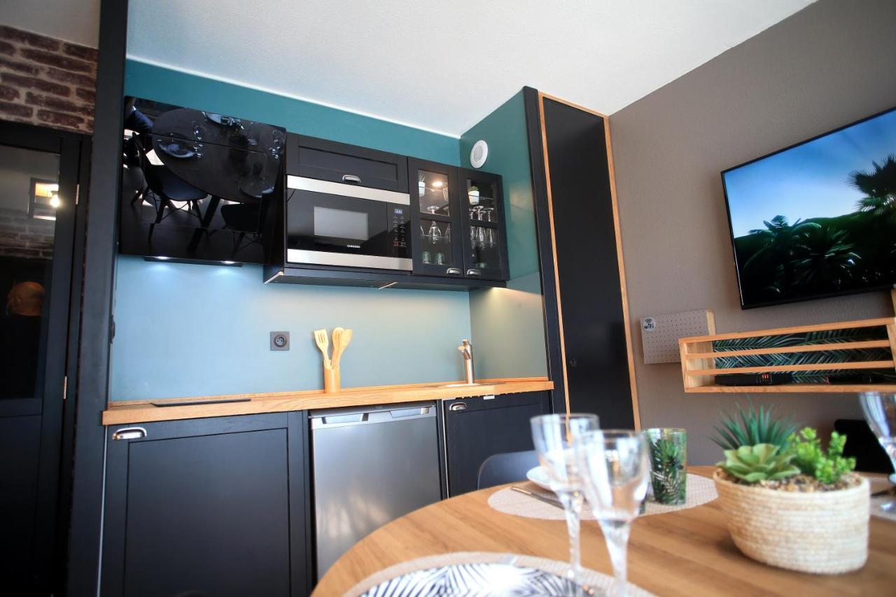 Charmant Studio Centre Ville Grand Confort Gare Saint-Quentin  Ruang foto